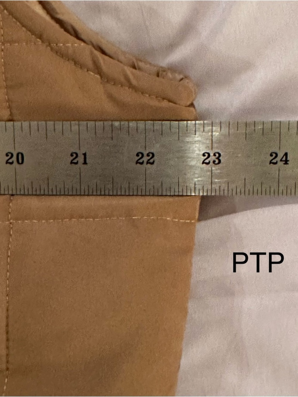 Nomad Craft + Flow Puffer Vest Sz S Tan Cream Colorblock Quilted Zip Lightweight - Picture 12 of 16